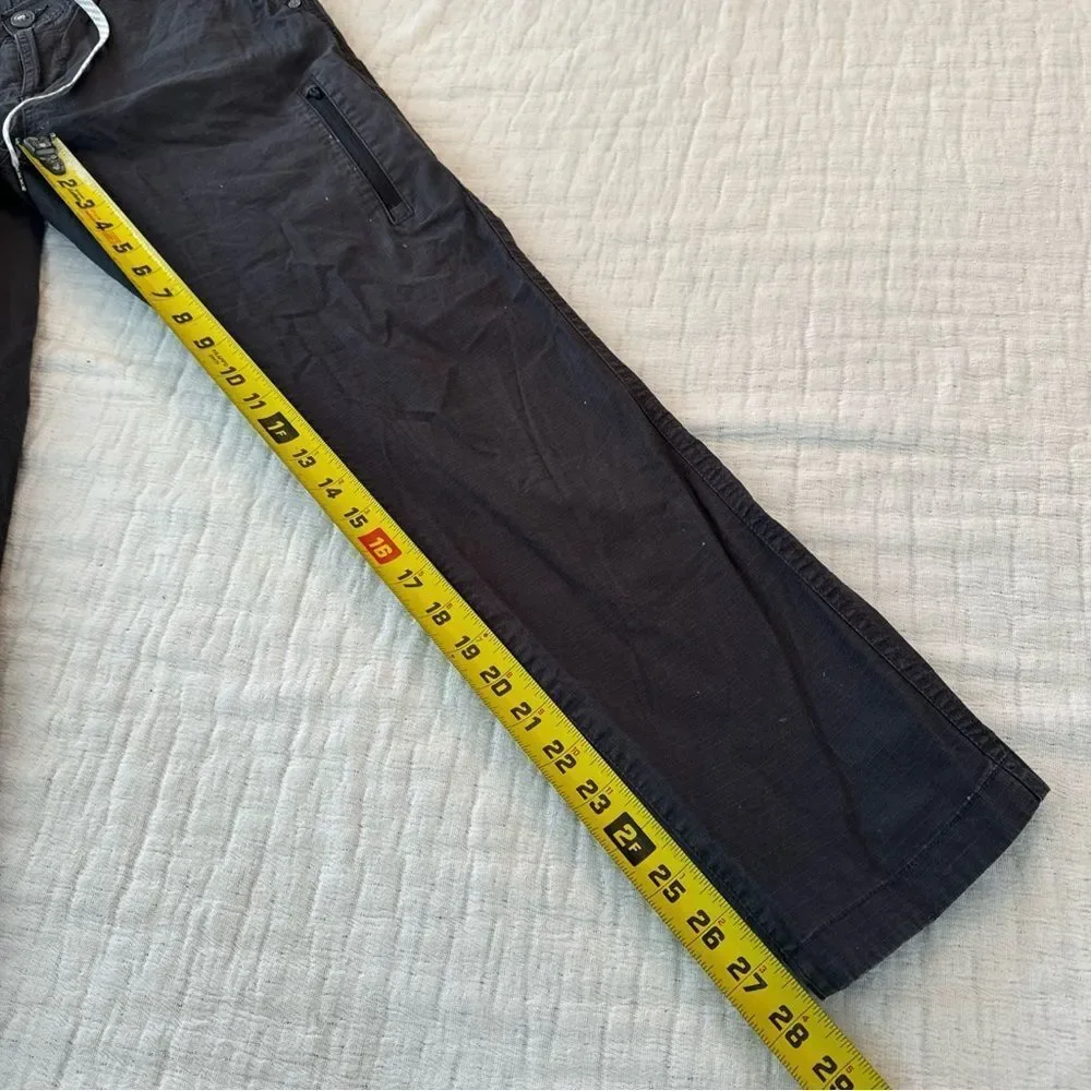 Vuori Ripstop in Charcoal Gray Stretch Cotton Pants Women's Size Small FLAWED!!! - Picture 6 of 7